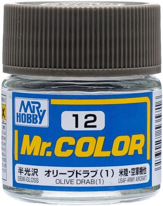 Mr. Hobby - Mr. Color C12 SEMI GLOSS OLIVE DRAB (1)