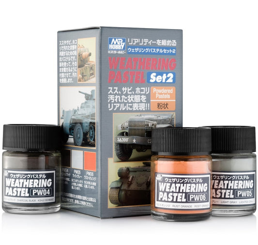 Mr. Hobby - Mr. Weathering Color PP102 WEATHERING PASTEL SET #2
