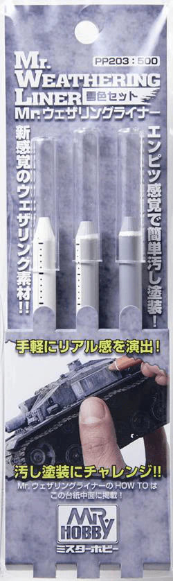 Mr. Hobby - Mr. Weathering Color PP203 WEATHERING LINER - Snow Set