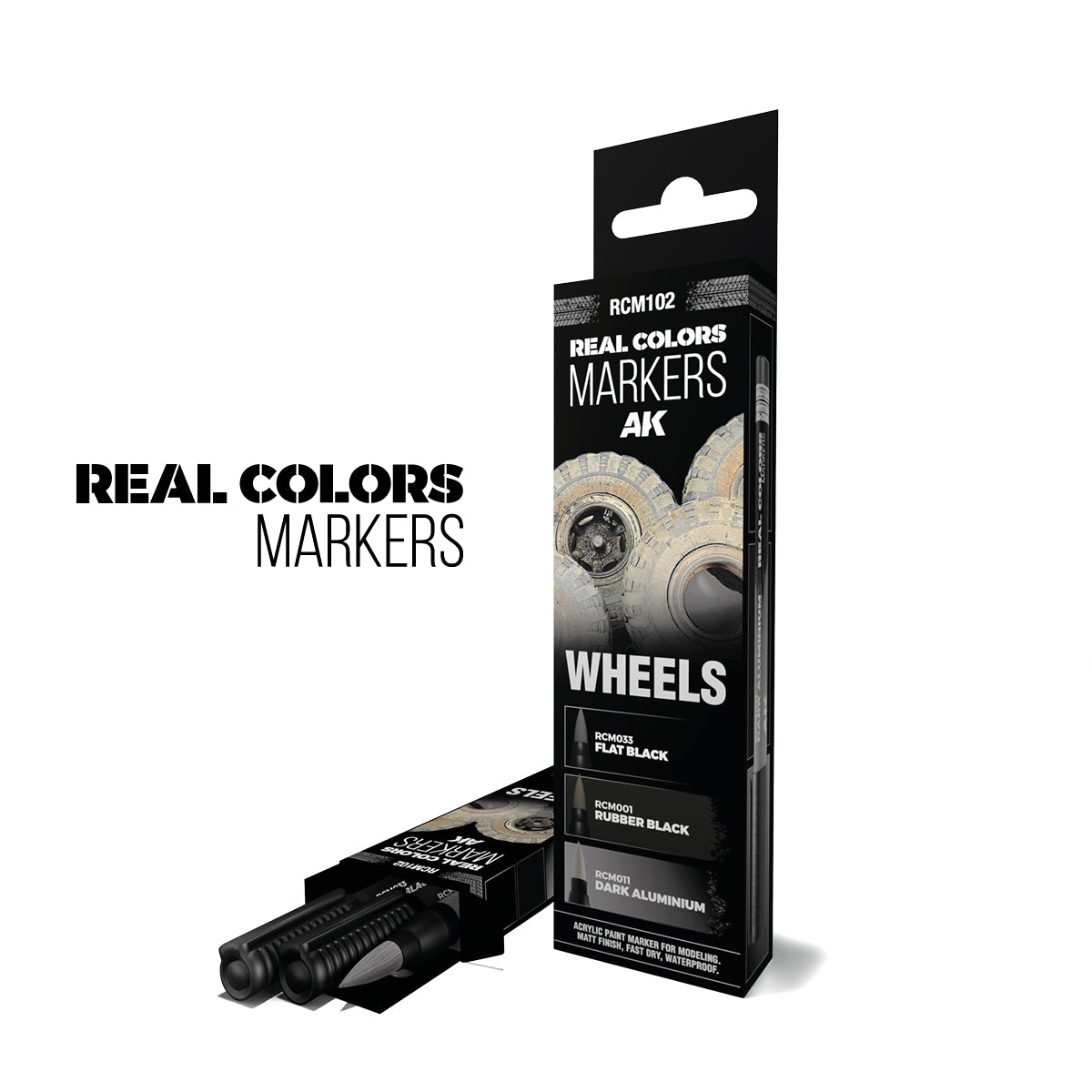 Ak Interactive Real Markers WHEELS - RCM102