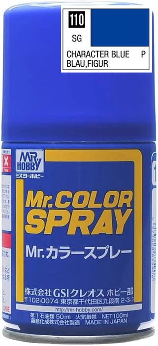 Mr. Hobby - Mr. Color Spray S110 SEMI GLOSS CHARACTER BLUE