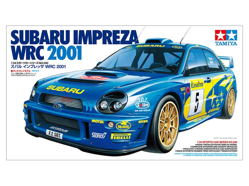 Tamiya 1/24 Subaru Impreza Wrc 2001