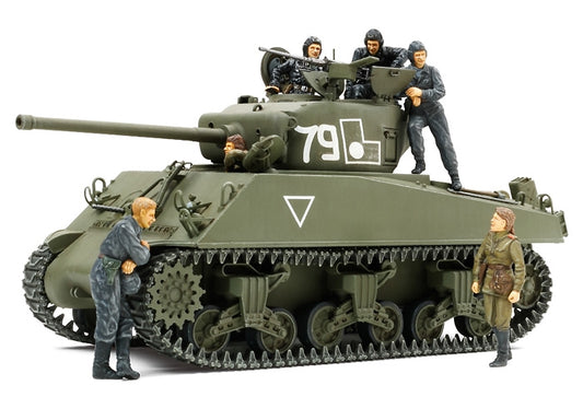 Tamiya 1/35 M4A2(76)W Sherman 1/35 "Red Army" (W/6 Figures)