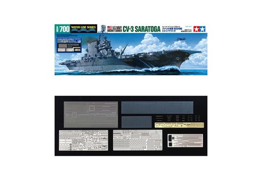 Tamiya 1/700 Us Carrier Cv-3 Saratoga W/Pontos Model Detail Up Parts