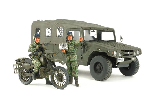 Tamiya 1/35 Jgsdf Recon Motorcycle High Mobility Vehicle Set