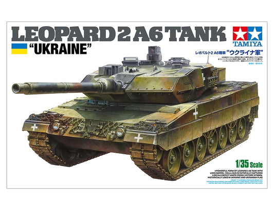 Tamiya 1/35 Leopard 2 A6 Tank "Ukraine"