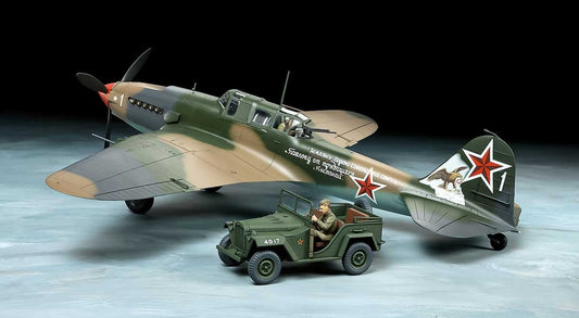 Tamiya 1/48 Ilyushin Il-2 Shturmovik W/Gaz 67B Set