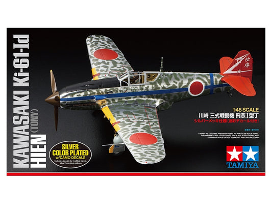 Tamiya 1/48 Kawasaki Ki-61-Id Hien (Tony) Silver Color Plated