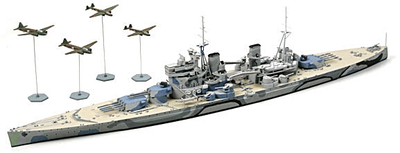 Tamiya 1/700 British Battleship Prince Of Wales Battle Of Malaya
