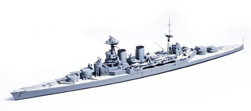 Tamiya 1/700 Bc Hood & E Class Destroyer "Battle Of Denmark Strait"