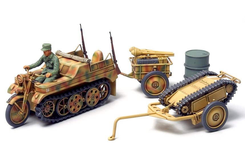 Tamiya 1/48 Kettenkrad W/Cart & Goliath Vehicle