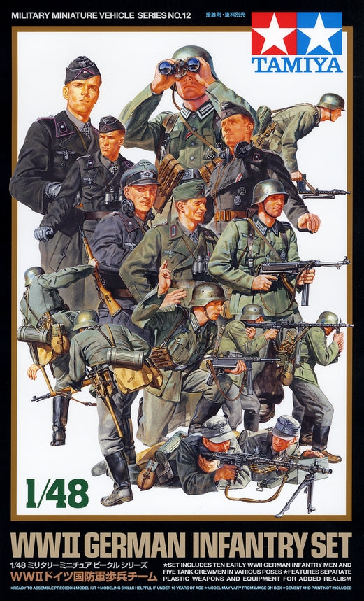 Tamiya 1/48 WWII German Infantry Set