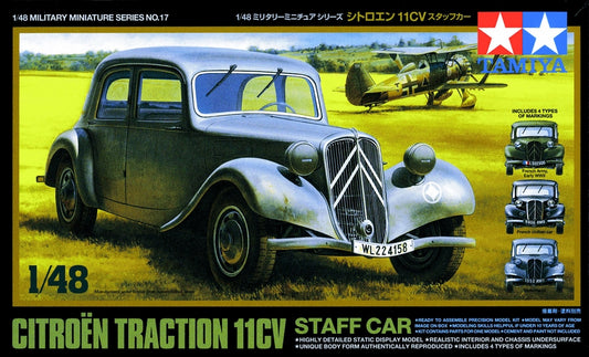 Tamiya 1/48 Citroen 11Cv Staff Car