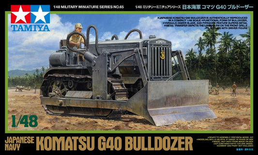Tamiya 1/48 Komatsu G40 Bulldozer Japanese Navy