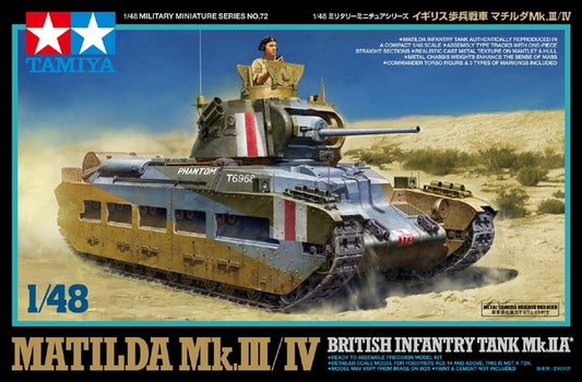 Tamiya 1/48 Matilda Mk.Iii/Iv British Infantry Tank Mk.Iia