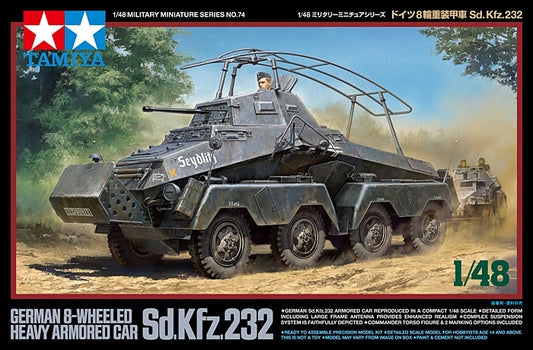 Tamiya 1/48 German 8-Wheeled Sd.Kfz.232 Heavy Armored Car