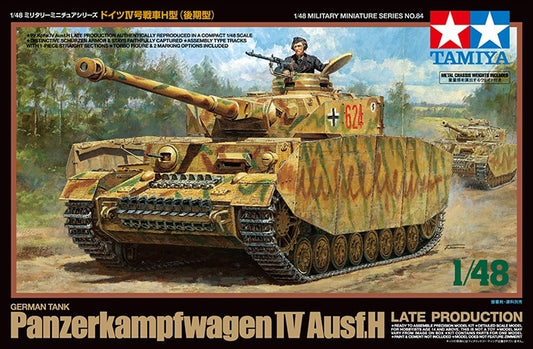 Tamiya 1/48 German Panzer Iv Ausf.H Late Production