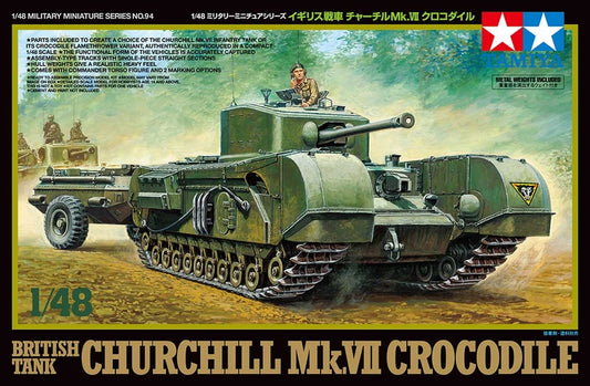 Tamiya 1/48 British Tank Churchill Mk.Vii Crocodile
