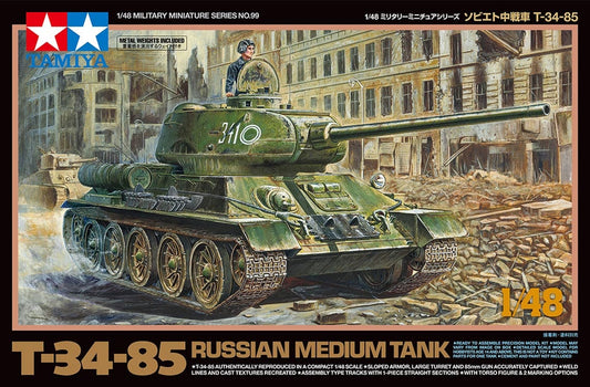 Tamiya 1/48 1/48 Russian Med Tank T34/85