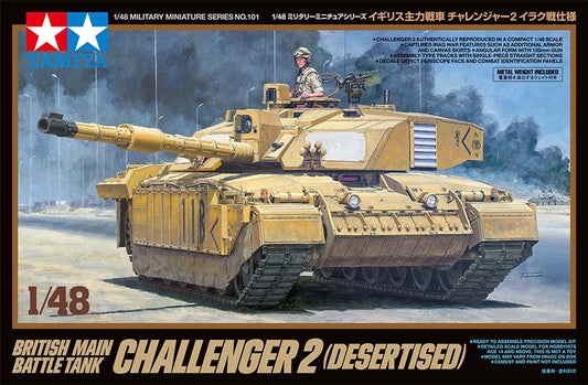Tamiya 1/48 British Tank Challenger 2 Desertised