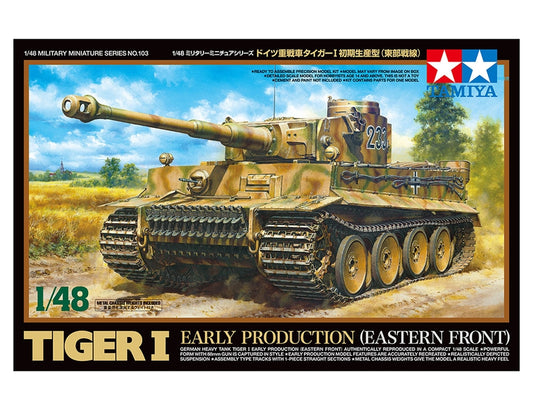 Tamiya 1/48 German Heavy Tank Tiger I Early Prod. Eastern Front