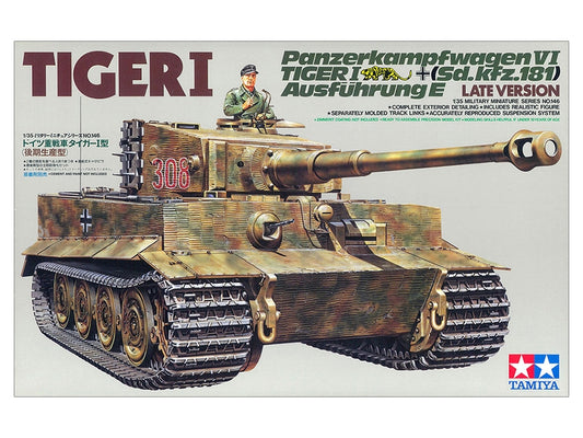 Tamiya 1/35 German Heavy Tiger I Late Ver