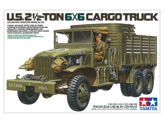 Tamiya 1/35 Us 2.5 Ton 6X6 Cargo Truck