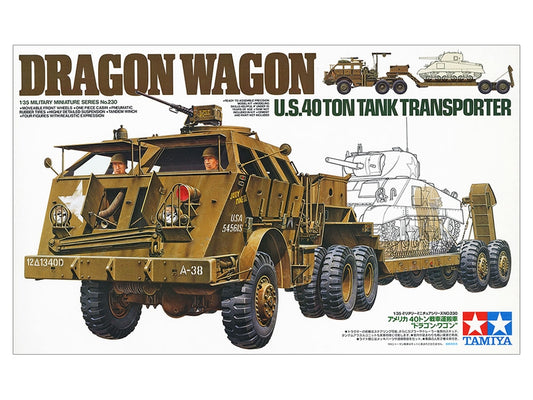 Tamiya 1/35 U.S. 40 Ton Tank Transporter "Dragon Wagon"