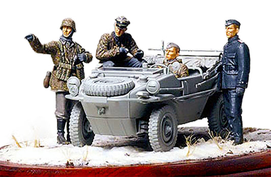 Tamiya 1/35 Ger. Pz Div Front Line Recon (Schwimmwagen Figure Set)