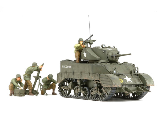 Tamiya 1/35 Us Light Tank M5A1 "Pursuit Operation"W/4 Figures