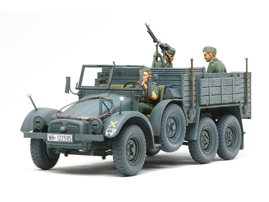 Tamiya 1/35 German 6X4 Truck Krupp Protze W/Three Figures