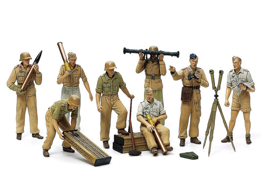 Tamiya 1/35 German Artillery Crew Set Africa Corps Luftwaffe