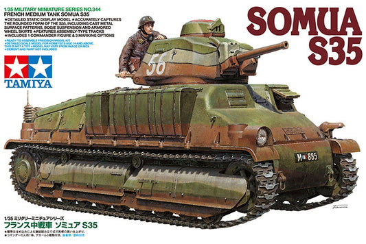 Tamiya 1/35 French Medium Tank Somua S35
