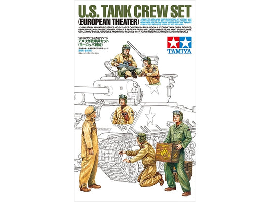 Tamiya 1/35 Us Tank Crew Set European Theater