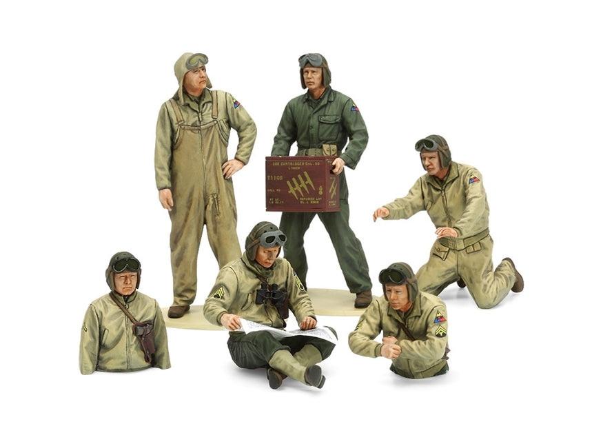 Tamiya 1/35 Us Tank Crew Set European Theater