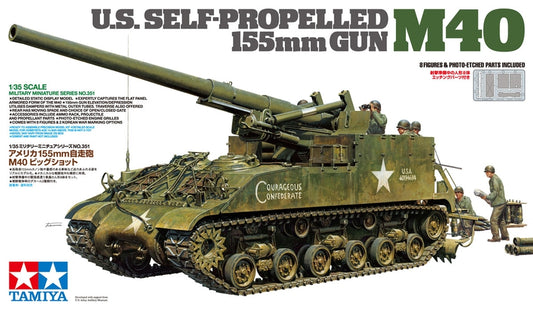 Tamiya 1/35 Us Self-Propelled 155Mm Gun M40