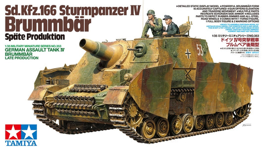 Tamiya 1/35 German Assault Tank Iv Brummbar Late Production