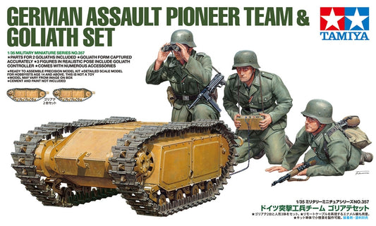 Tamiya 1/35 German Assault Pioneer Team W/Goliath Set