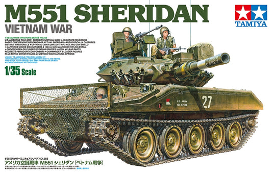 Tamiya 1/35 Us Airborne Tank M551 Sheridan Vietnam War