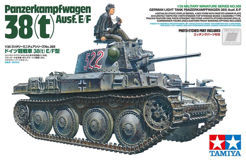 Tamiya 1/35 Panzer 38(T) Ausf.E/F