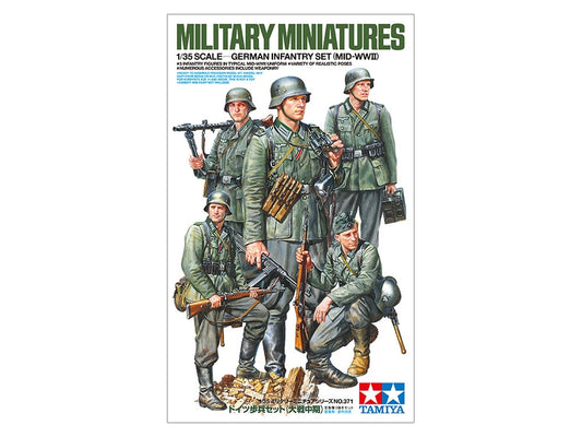 Tamiya 1/35 German Infantry Set Mid-WWII