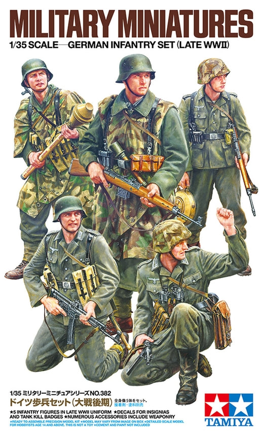 Tamiya 1/35 German Infantry Set Late WWII