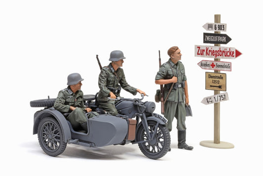 Tamiya 1/35 German Ks600 Motorcycle W/Sidecar