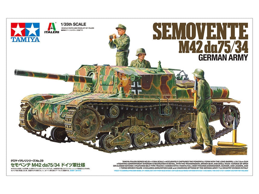 Tamiya 1/35 Semovente M42 Da75/34 German Army
