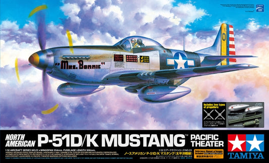 Tamiya 1/32 North American P-51D/K Mustang Pacific Theater