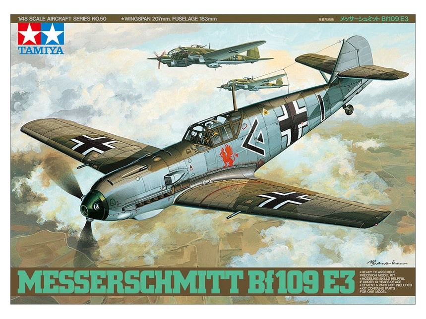 Tamiya 1/48 Messerschmitt Bf 109E E-3