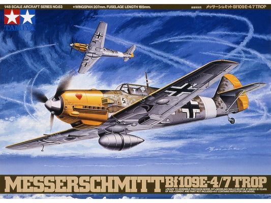 Tamiya 1/48 Messerschmitt Bf109E-4/7 Trop
