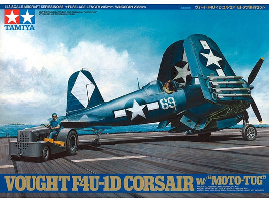 Tamiya 1/48 Vought F4U-1D Corsair W/Moto Tug