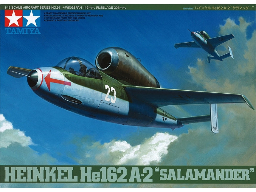 Tamiya 1/48 German Heinkel He162 A2 "Salamander"