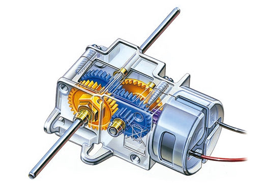Tamiya Low Current Motor Gearbox 3 Speed